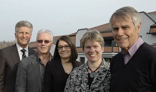 Vorstand und Pro Lrrachs neue Projekt..., Marion Ziegler-Jung und Horst Krmer  | Foto: Nikolaus Trenz