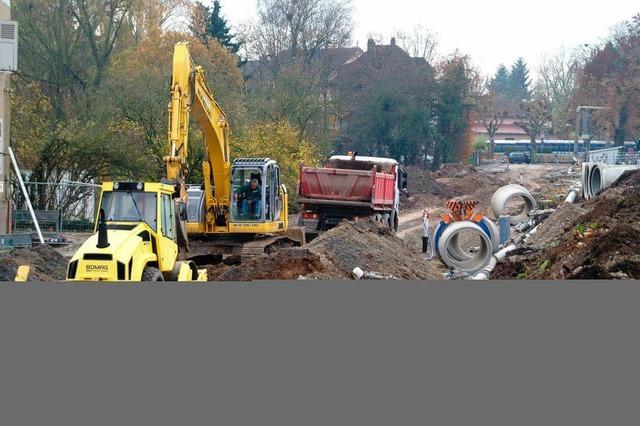 Deutlich mehr Parkpltze in der Industriestrae