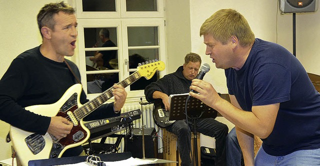 Gute-Laune-Rock und -Pop mit den Hudos...eider gab es jetzt in der Frick-Mhle.  | Foto: Silke Hartenstein