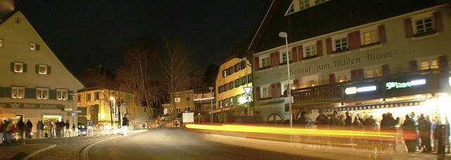 Wohlfhlatmosphre herrschte beim &#82...ing&#8220; im Ortskern von Lenzkirch.   | Foto: Hans-Jochen Kpper