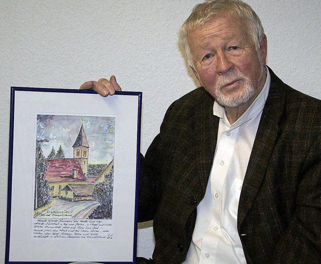 Mehrfach hat Rudolf Grimberg auf seine...intersweiler Wahlheimat festgehalten.   | Foto: CREMER