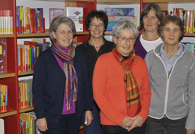 Das Team der Bcherei (von links): Bri...Benz, Dagmar Pichler und Hanni Ebner.   | Foto: Stefan Pichler