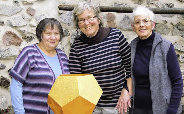 Sie haben in diesem Jahr den lebendige...Meyer, Regina Mller und Agnes Merkle.  | Foto: Ruth Seitz