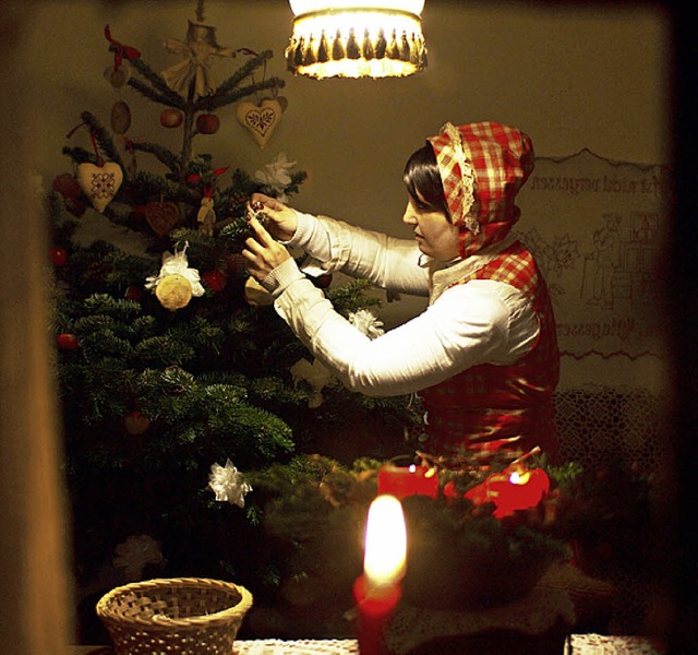 Ganz traditionell: Weihnachtszeit im Ecomuse   | Foto: Ecomusee