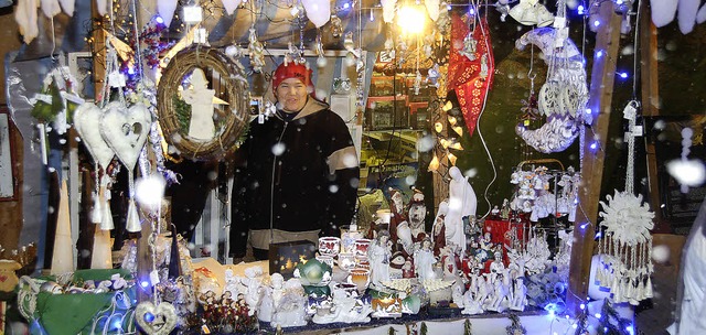 An zwei Tagen bietet der Sthlinger We...l ein buntes, stimmungsvolles Angebot.  | Foto: Dietmar Noeske