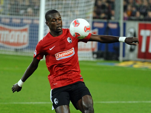 Fallou Diagne muss in den nchsten beiden Partien zuschauen.  | Foto: Michael Heuberger