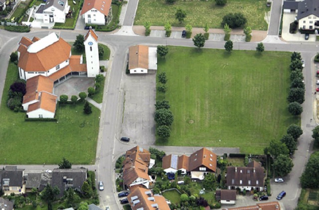 Viel diskutiert: die geplante Bebauung...che in der Ortsmitte von Schallstadt.   | Foto: Brigitte Sasse