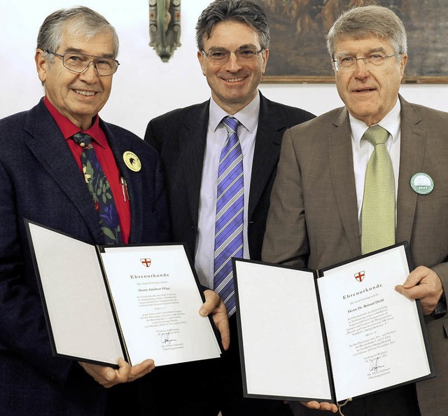 Adalbert Hge, Dieter Salomon, Roland Diehl (v. l.)   | Foto: Ingo Schneider