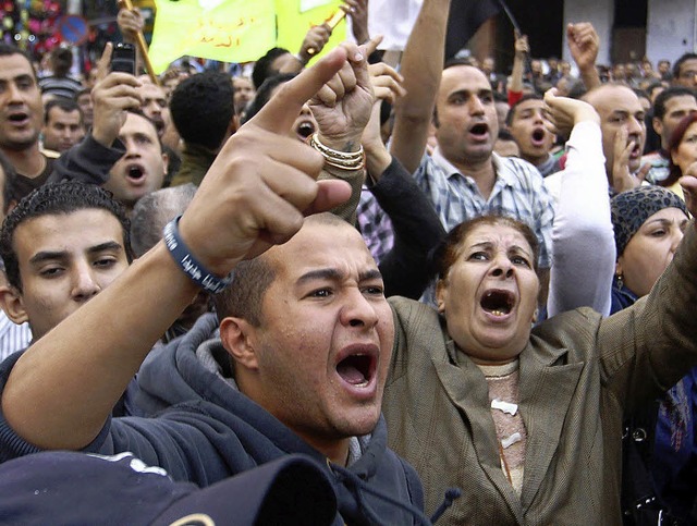 Proteste gegen den gyptischen Prsidenten Mohammed Mursi  | Foto: dpa