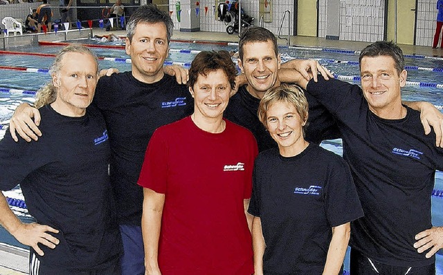 Die Mastergruppe des Schwimm-Club Nept...Senioren-Meisterschaften erfolgreich.   | Foto: Privat