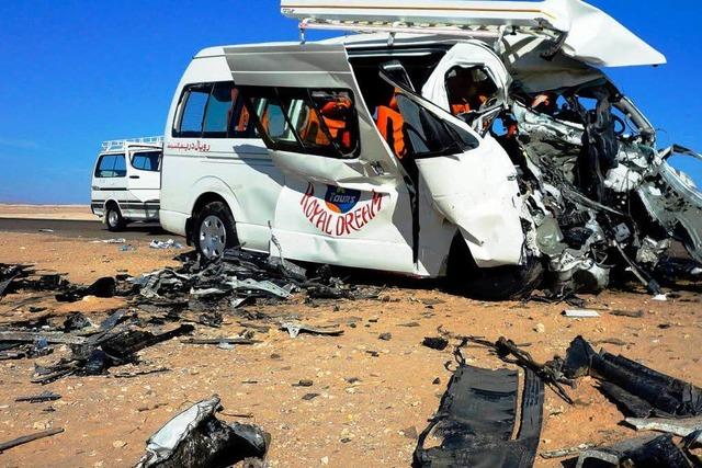 Vier Deutsche sterben bei Busunglück in Ägypten