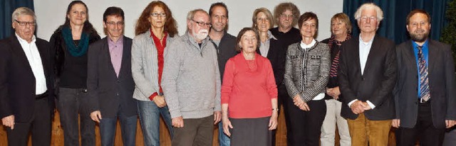 Das Autorenteam der Griheimer Dorfchr...der Buchvorstellung in der Rheinhalle   | Foto: Alexander Anlicker