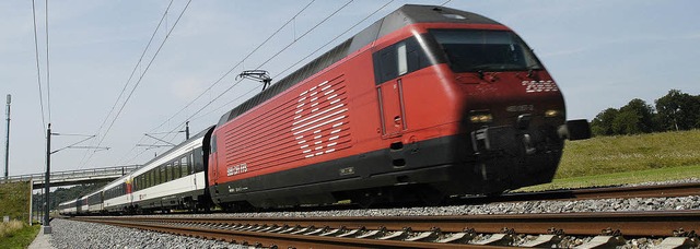 Damit die Zge zgig durch die Schweiz...heinrat den Bau des Wisenbergtunnels.   | Foto: SBB