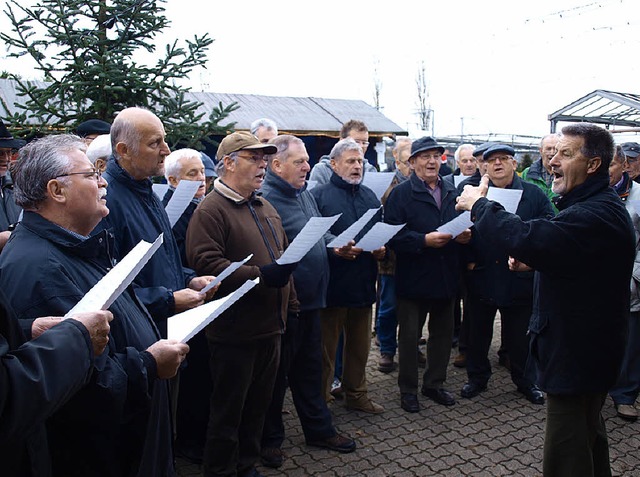 Der Mnnergesangverein Hauingen sang b...n Tumringen gab es viel zu entdecken.   | Foto: Paul Schleer