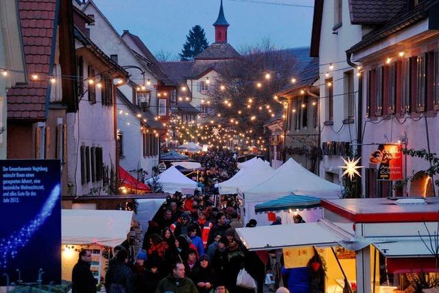 Zwischen 15 000 und 20 000 Besucher beim Weihnachtsmarkt in Burkheim