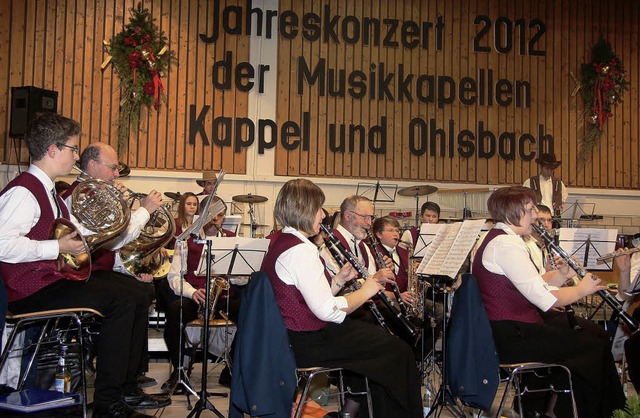 Die Musiker aus Ohlsbach erffneten den Konzertabend.   | Foto: sandra decoux-kone