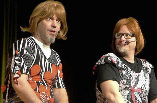 Das Comedy-Duo Mundstuhl wird am 20. O...Programm in der Stadthalle auftreten.   | Foto: archivfoto: Roswitha Frey