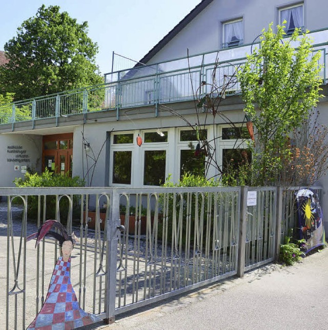 Kindergarten Seefelden lsst die Kirche ins Haus.   | Foto: Sigrid umiger