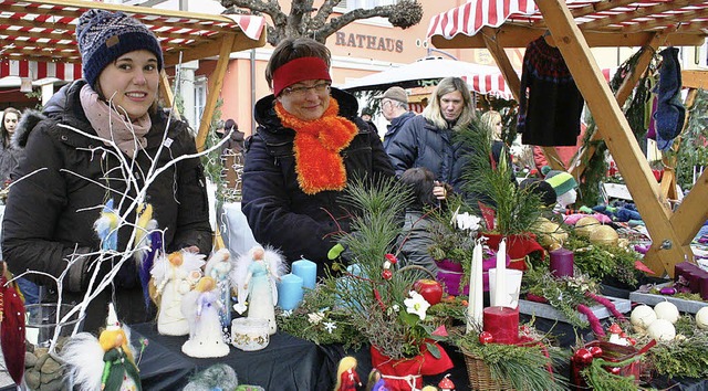 Ein vielfltig handwerkliches Angebot ...ste des 19. Ihringer Weihnachtsmarktes  | Foto: Elisabeth Jakob-Klblin