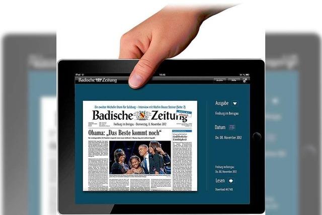 Die BZ gibt’s jetzt auch auf dem iPad