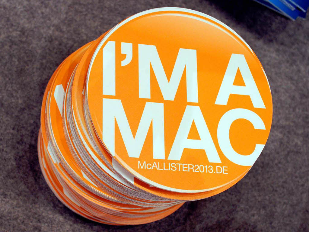 Steht die CDU auf Computer aus dem Hause Apple? Nein. Mit dem Slogan soll fr Niedersachsens Ministerprsident David McAllister geworben werden – am 20. Januar 2013 ist Landtagswahl.