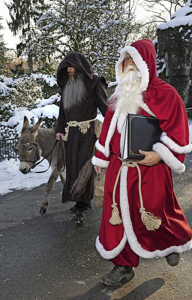 Der Nikolaus im Zoo   | Foto: Zoo