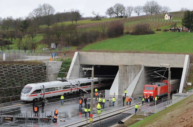 Der neue Katzenbergtunnel gilt als Vorzeigeprojekt.  | Foto: dpa