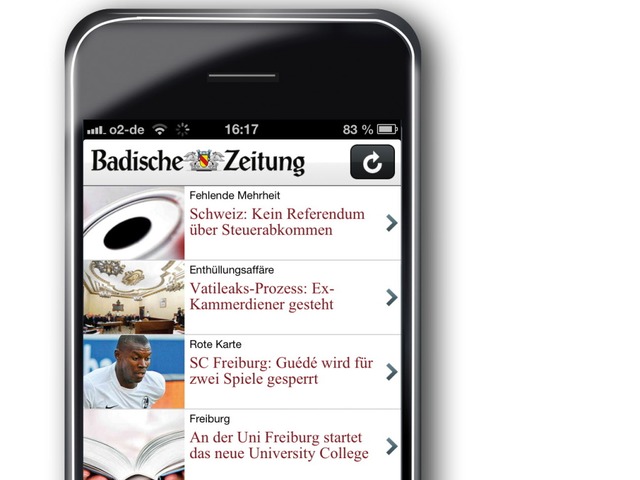 Das neue mobile Portal der BZ ist auf ...rreichbar unter m.badische-zeitung.de.  | Foto:  BZ