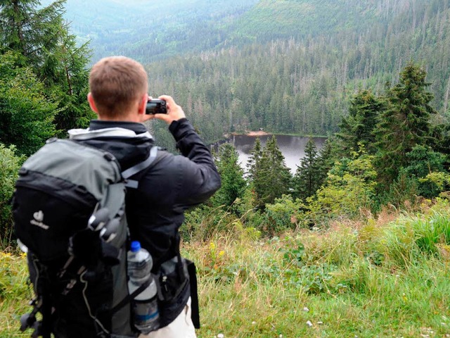 Der Aussichtspunkt Wildseeblick &#8211; liegt er knftig in einem Nationalpark?  | Foto: dpa