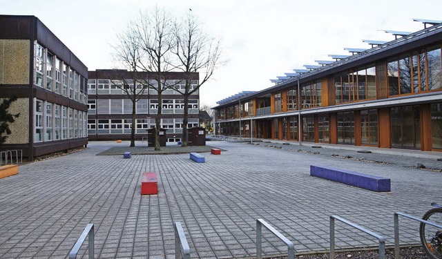 Der Innenhof von Realschule und Werkrealschule der Emil-Drle-Schulen.  | Foto: Michael haberer