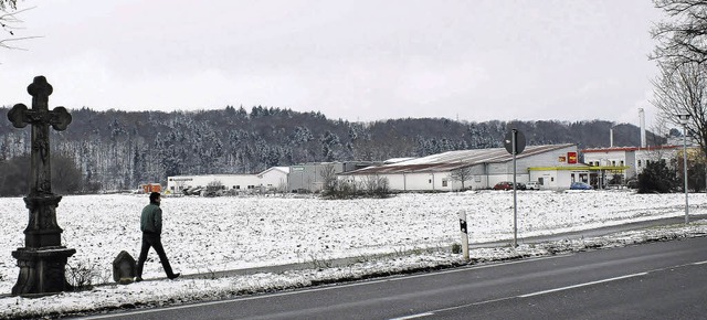 Das Gewerbebaugebiet &#8222;Niederwies...ernen Kreuz&#8220; verlngert werden.   | Foto: Maier