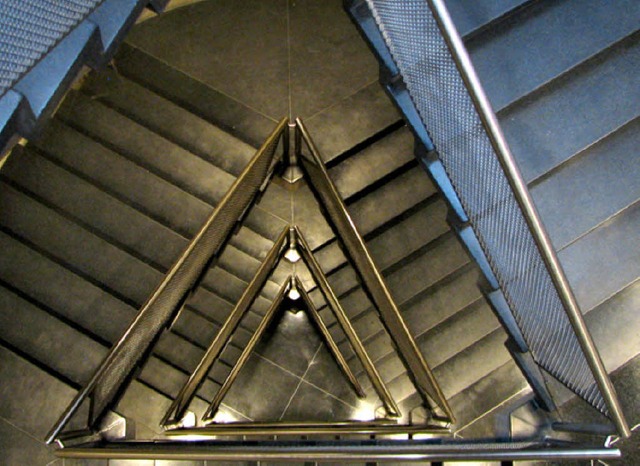Treppenhaus in der Yale University von Louis Kahn   | Foto: Ragesoss