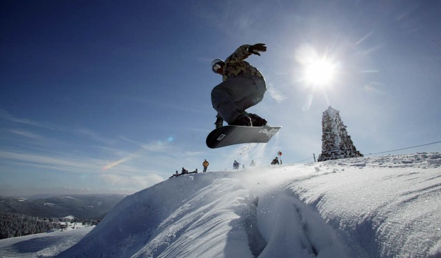Snowboard am Seebuck  | Foto: HTG