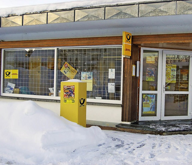 Ist nach Anlaufschwierigkeiten nun sog...her: die Postagentur in Grafenhausen.   | Foto: Claudia Renk
