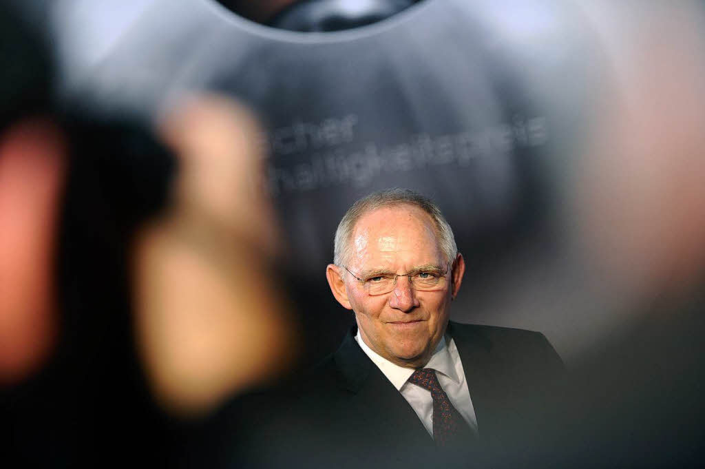 Bundesfinanzminister Wolfgang Schäuble. Bundesfinanzminister Wolfgang Schäuble.