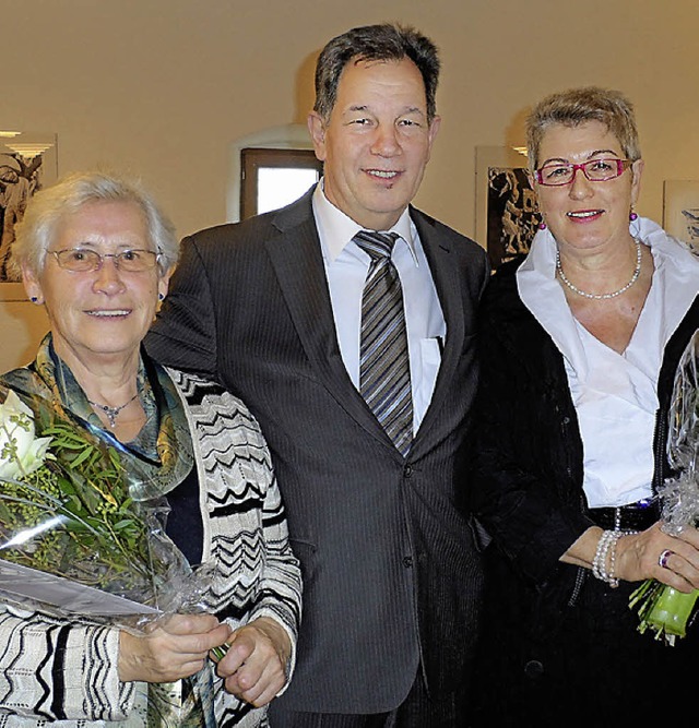 Maria Heuberger, Konrad und Monika Triebswetter wurden ausgezeichnet.   | Foto: privat