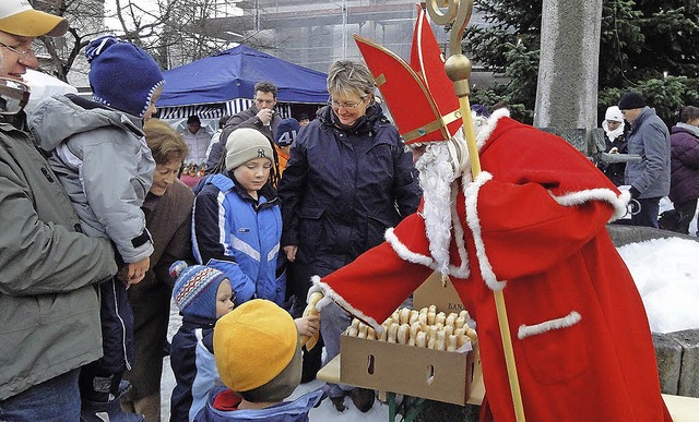 Auch der Nikolaus kommt zu Besuch.   | Foto: Silke Hartenstein