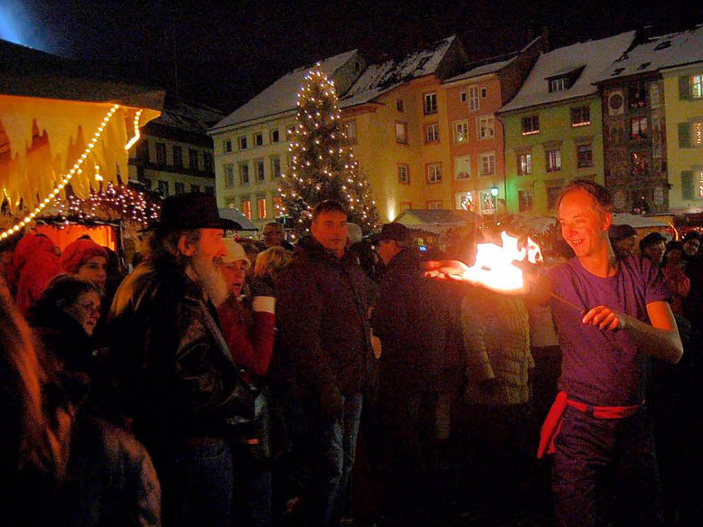 Erstmals ber vier Tage hinweg, von Donnerstag bis Sonntag, prsentiert sich der Weihnachtsmarkt mit attraktivem Programm.