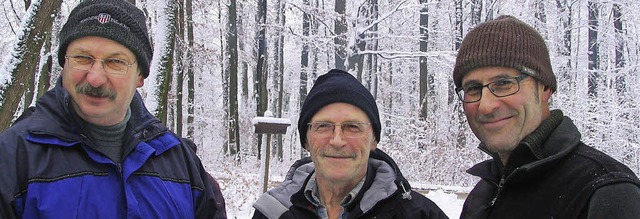 Freuen sich ber gute Geschfte bei de...erhard Schwab (von links nach rechts).  | Foto: ines Bode