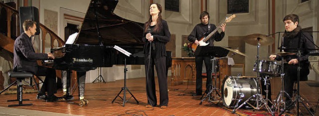 Das Christoph Georgii-Trio und Sngerin Marion Matter in der Stadtkirche  | Foto: Dagmar Barber