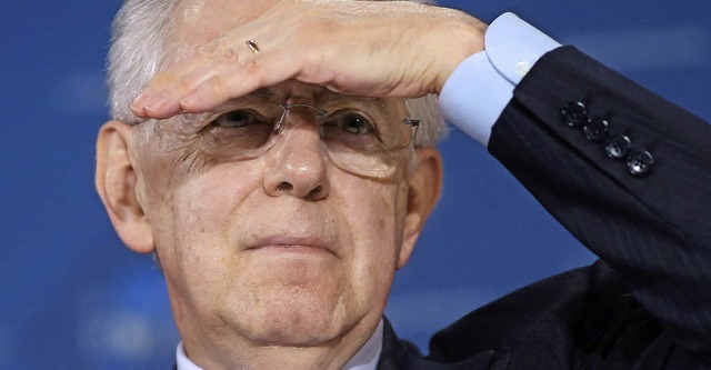 Quo vadis, Italien? Mario Monti, itali...013 wird voraussichtlich neu gewhlt.   | Foto: dpa