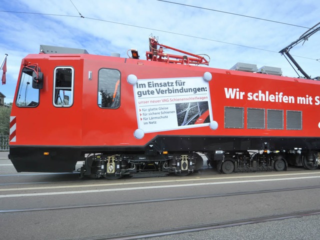 Der Schienenschleifwagen schleift nicht mehr. (Archivbild)  | Foto: Michael Bamberger