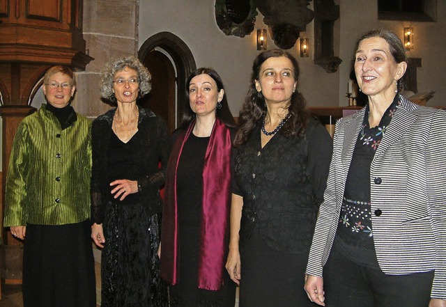 Das Ensemble Canto amabile   | Foto: Roswitha Frey