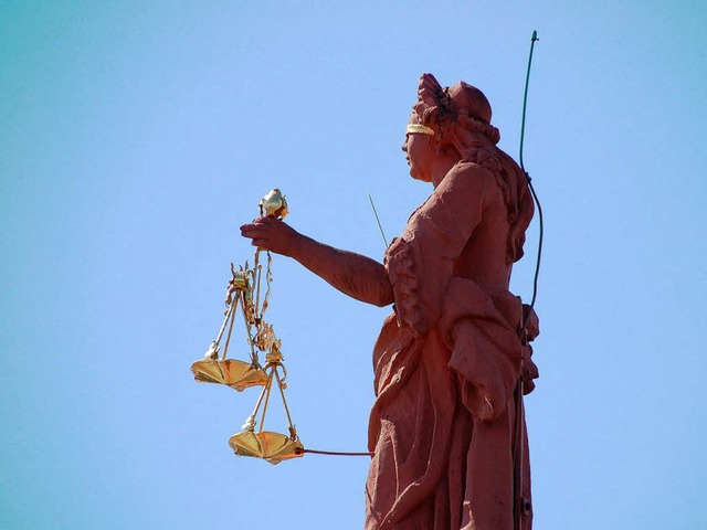 Justitia in Offenburg.  | Foto: Helmut Seller