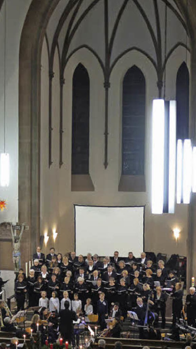 Schne Musik, selten gespielte Werke: ...Stadtkirche das Luther-Oratorium auf.   | Foto: Philipp
