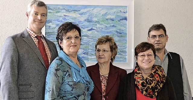 Ulrike Wintermantel (Zweite von links)...hofer in den Ruhestand verabschiedet.   | Foto: valerie pin