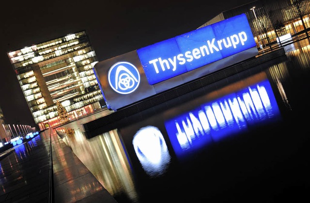 Blick auf die Thyssen-Krupp-Zentrale   | Foto: dpa