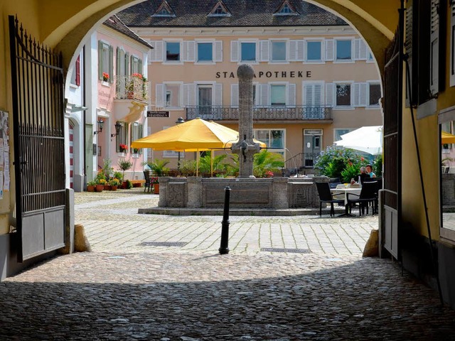 Blick durchs Eingangstor des Markgrfler Museums  | Foto: Babeck-Reinsch