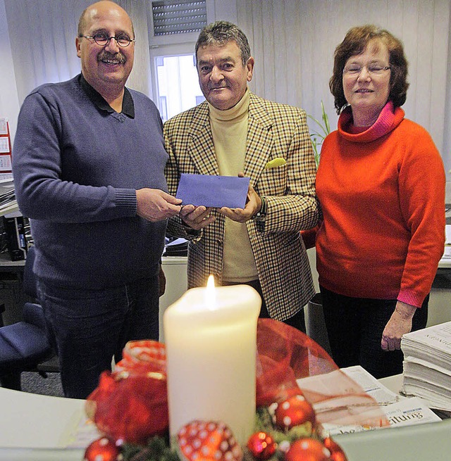 Gerhard Walser, Oscar Guidone, Brigitte Zentis  | Foto: Patrik Mller