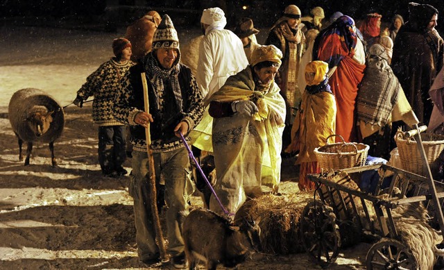 Besonders bei Kindern beliebt: Die Tierkarawane beim orientalischen Basar  | Foto: Rita Eggstein